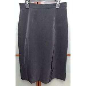 Betsey Johnson Vintage 90s 00s Womens Black Stretch Straight Pencil Skirt Size S
